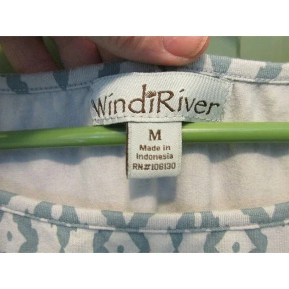 Windiriver Women's Short Sleeve Geometric Casual Dress Size M - Picture 4 of 6